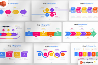 Creative Step PowerPoint Infographic Template